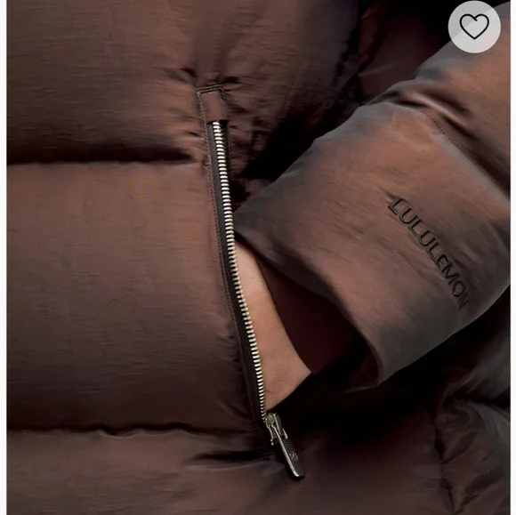 NWT Lululemon Wunder Puff Down Jacket Iridescent Brown Winter Coat Womens Size10 - Picture 6 of 15